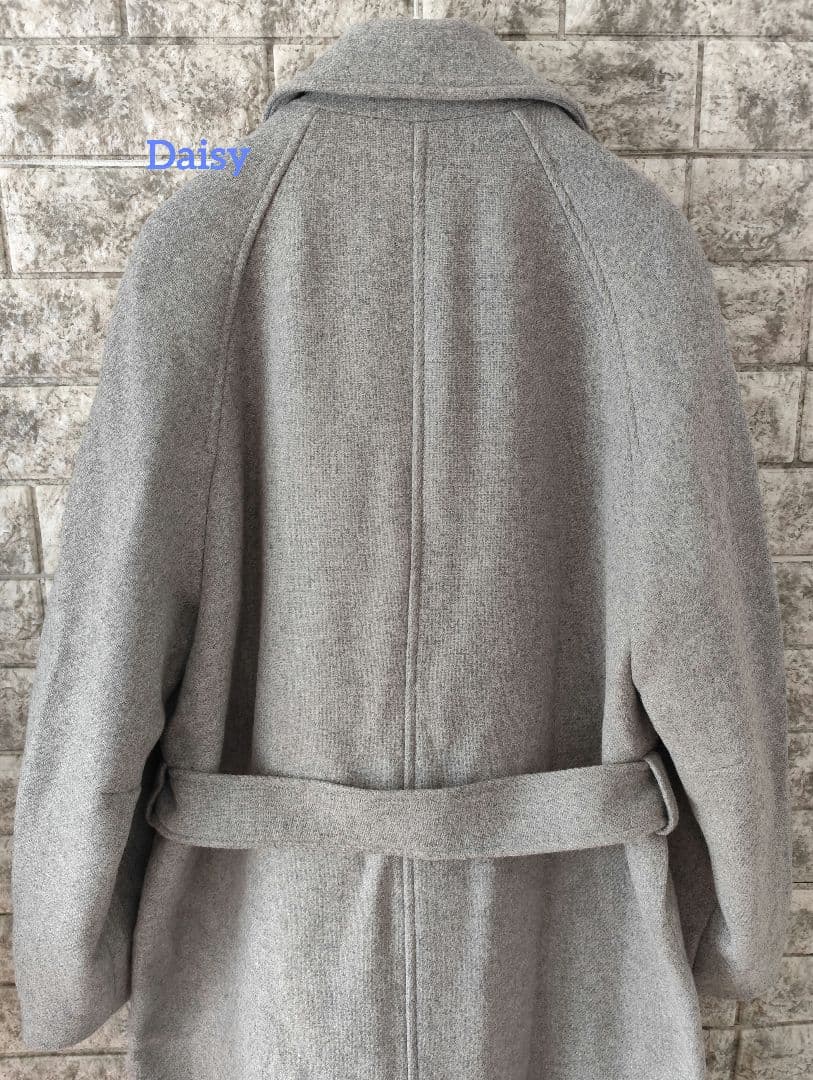 2.3万 新品 ザラ ZARA✨上質 ウール ロングコート グレー ウールコート