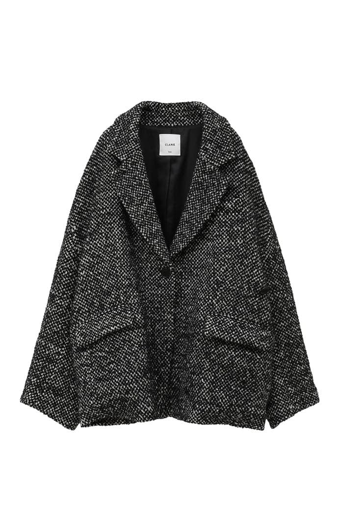 CLANE×SUZU MIX COLOR OVER COAT 1