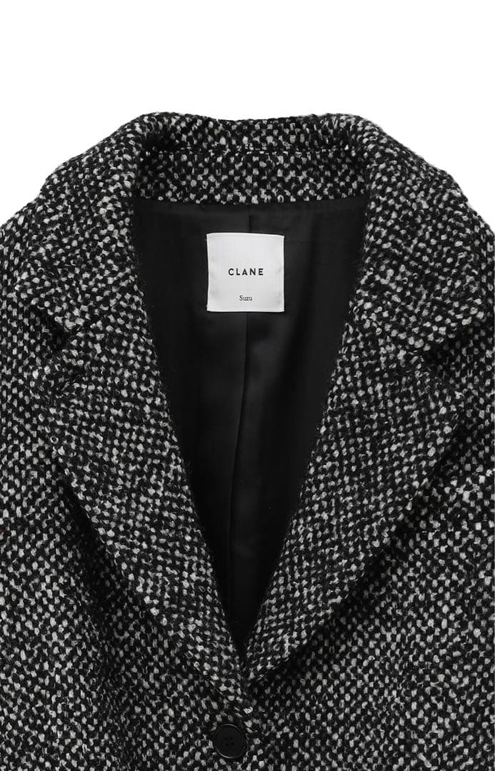 CLANE×SUZU MIX COLOR OVER COAT 1