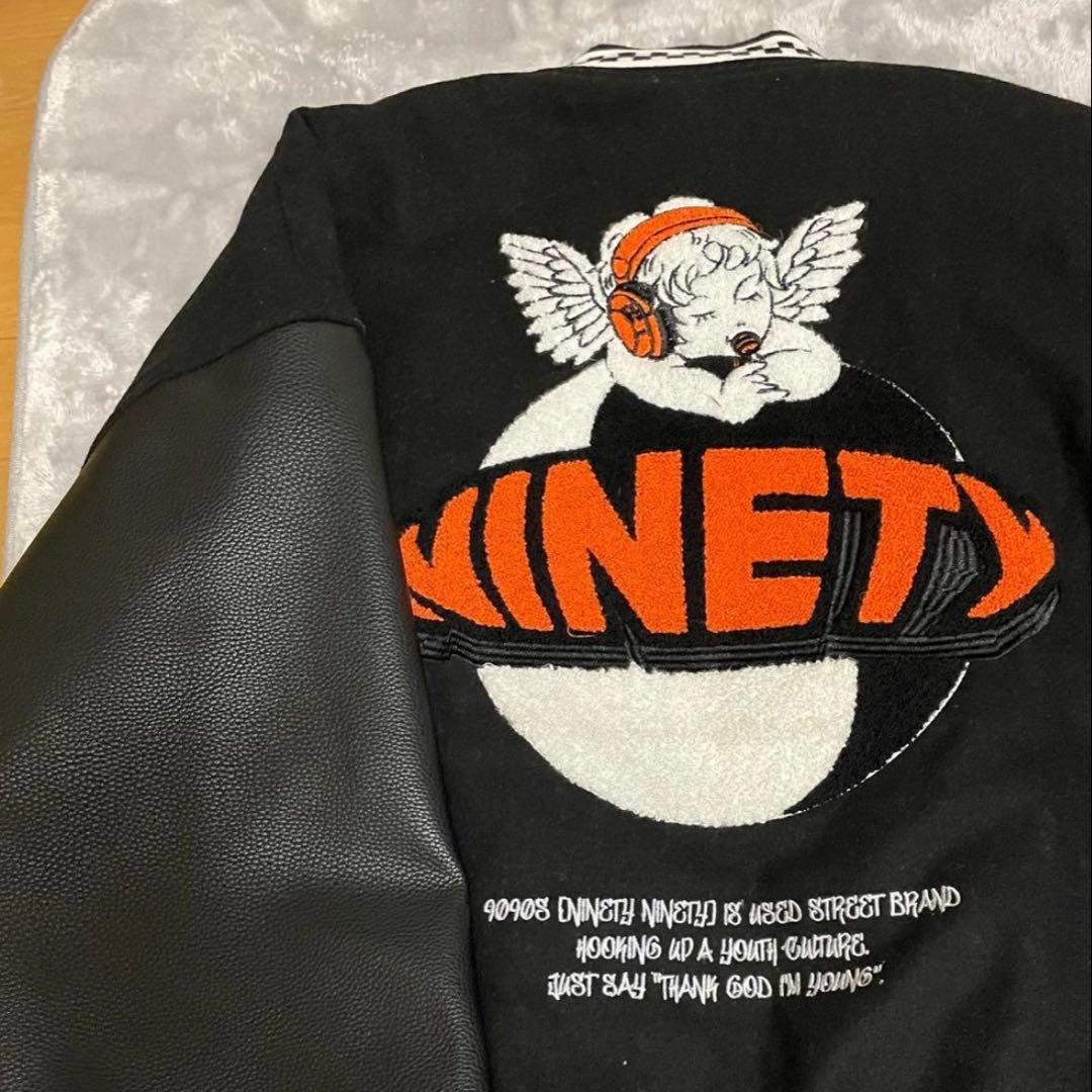 9090 ブラック/オレンジ スタジャン