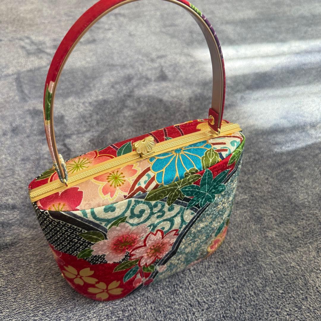 《最終値下げ》草履バッグセット 染め生地使用 LLサイズ