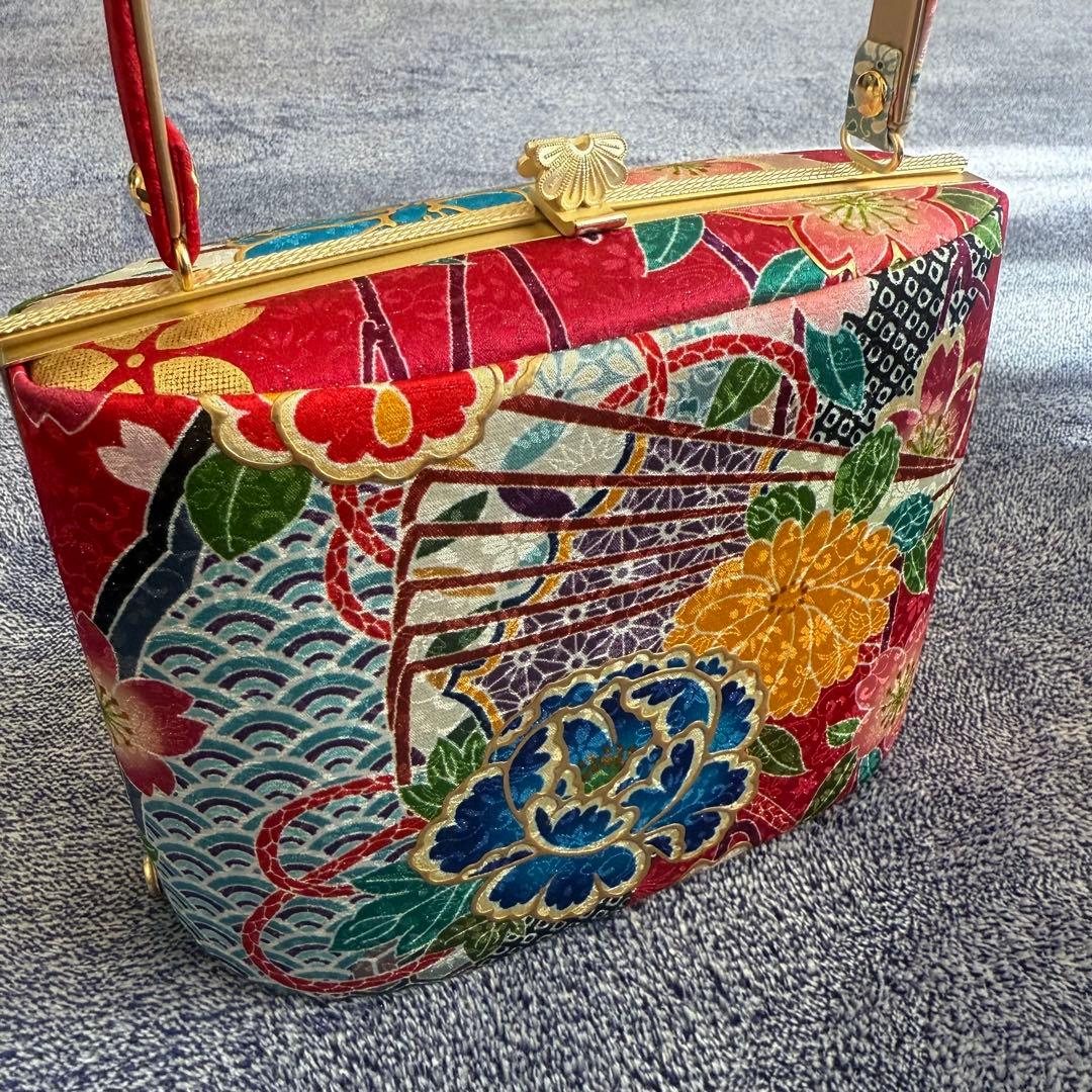 《最終値下げ》草履バッグセット 染め生地使用 LLサイズ