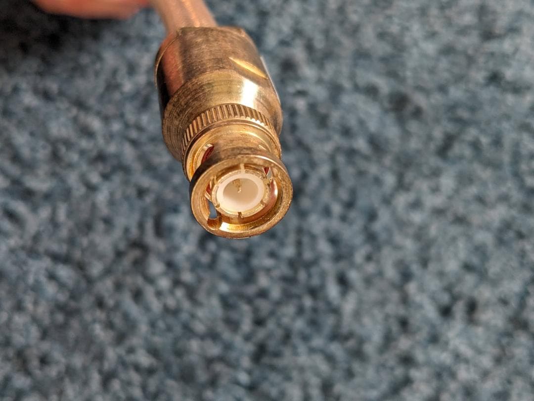 美品 オーディオみじんこ PULSAR50 50Ω同軸デジタルケーブル 60cm