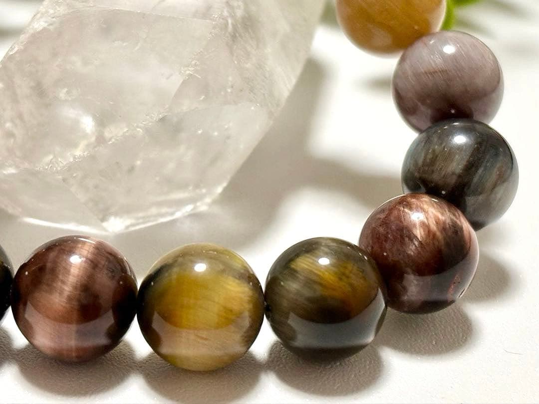 ゆたぽん　究極品質　幻のパーティーカラーナチュラルタイガーアイ