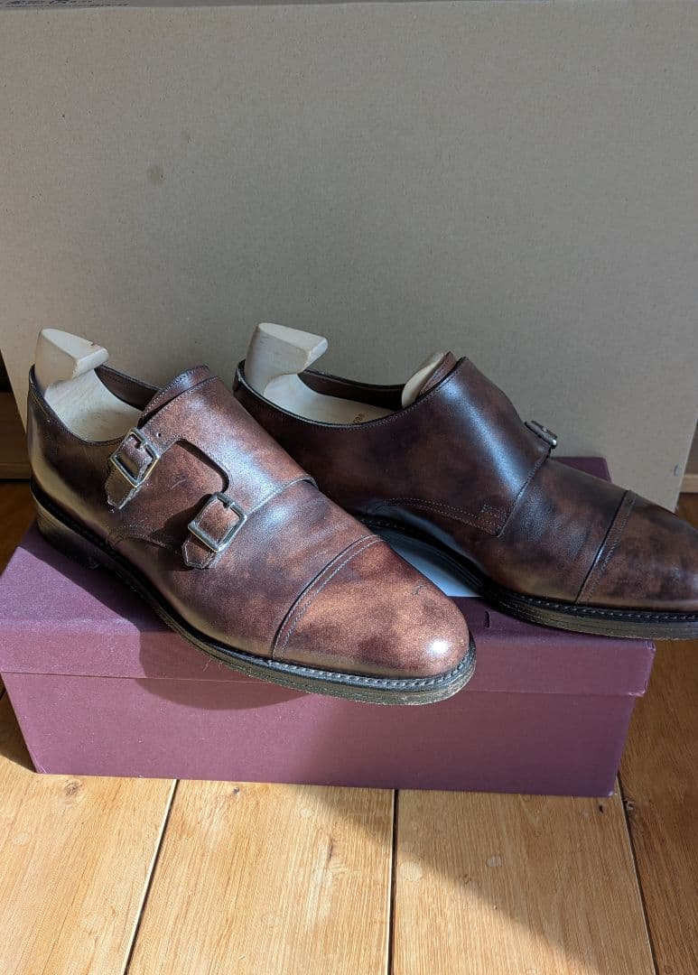 ダブルモンクの最高峰 ジョンロブ ウィリアム ミュージアムカーフ 7