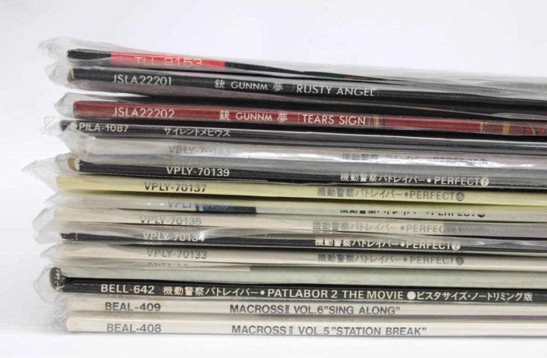 LDレーザーディスク 65枚 マクロス 銃夢 パトレイバー サイバーフォーミュラ