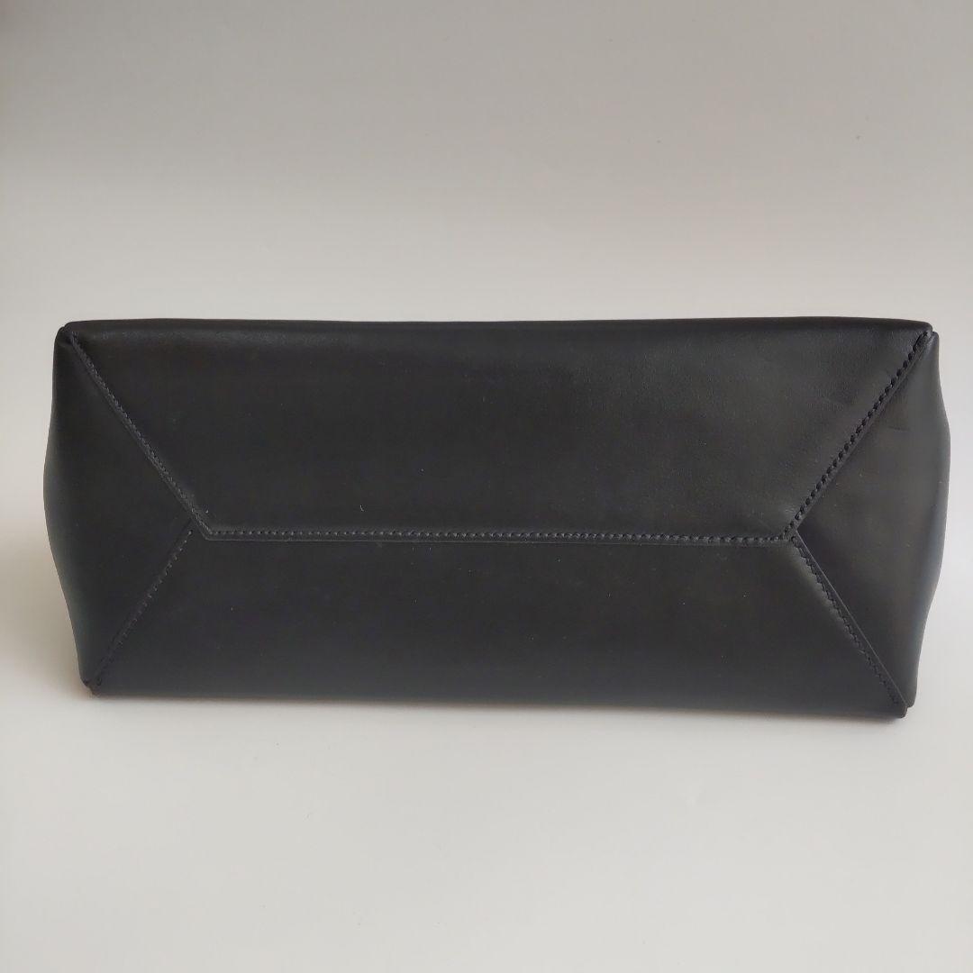 美品 デメリエー レザー ゴールド チェーン ショルダーバッグ ブラック