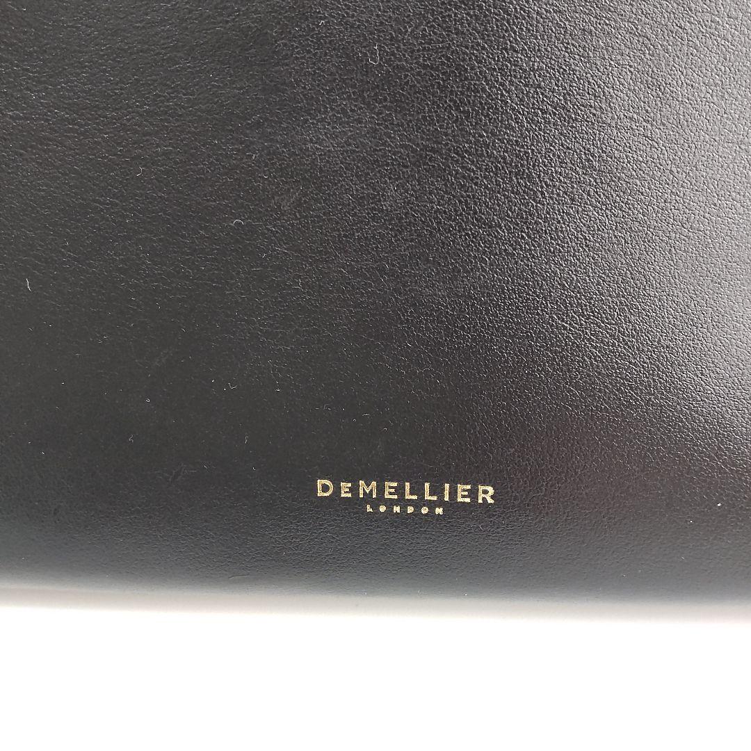 美品 デメリエー レザー ゴールド チェーン ショルダーバッグ ブラック