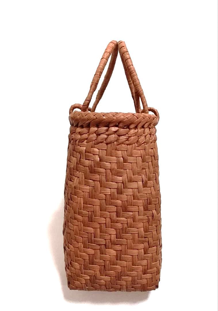 山葡萄バッグ横長網代