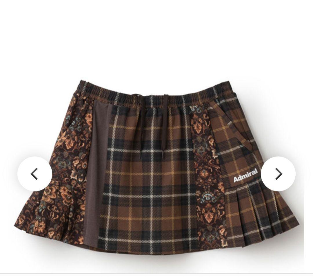 Admiral プリーツスカート ブラウン系