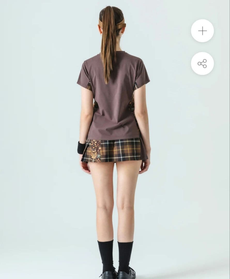 Admiral プリーツスカート ブラウン系