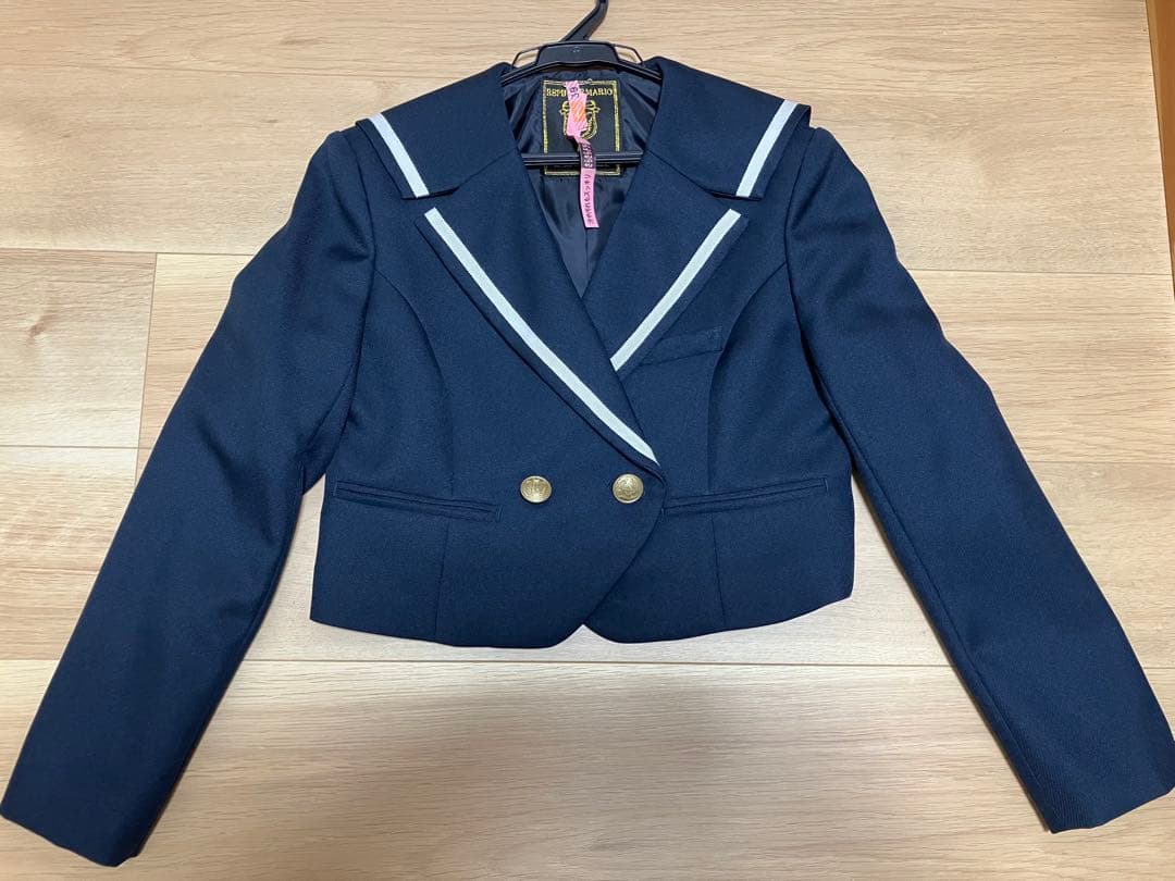 レピピアルマリオ　卒服　ジャケット　スカート　ブラウス　3点　セーラー　ボウタイ