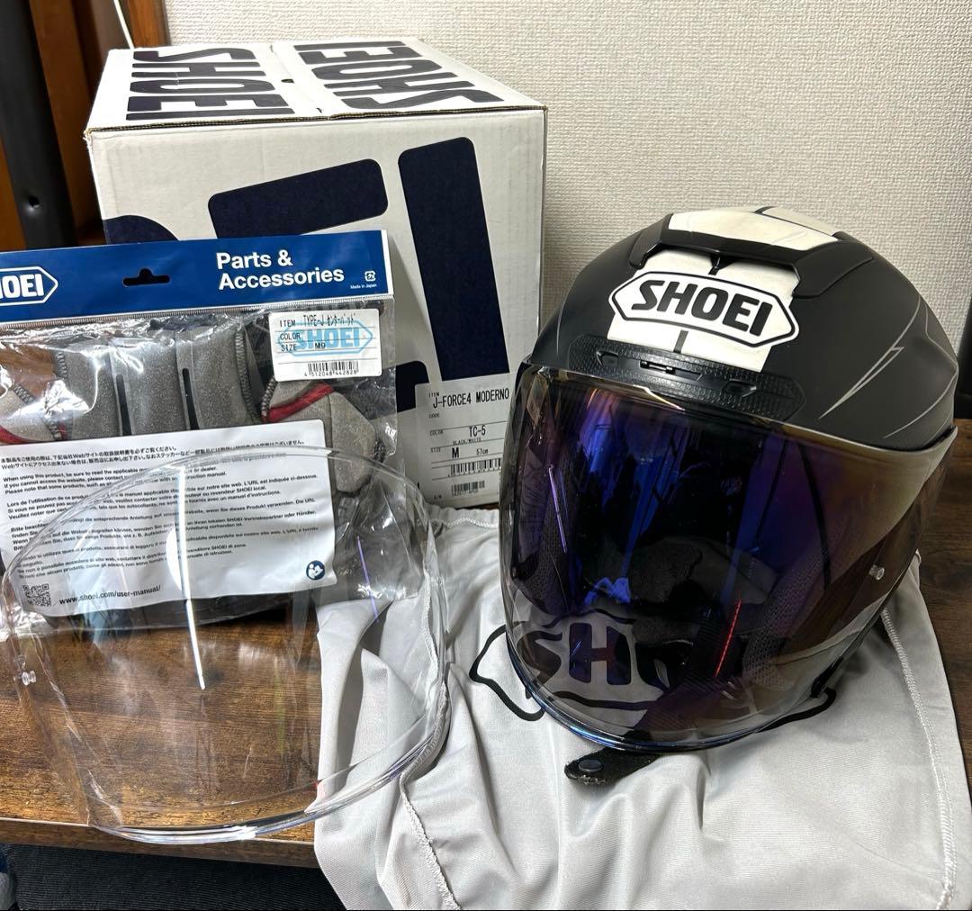 SHOEI J-FORCE4 MODERNO Mサイズ Jフォース　新品パット付