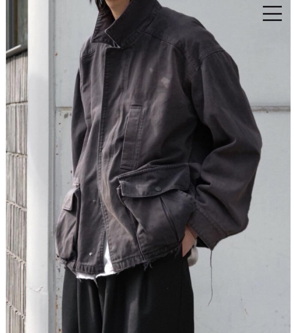 ANCELLM HIGHCOUNT DRILL AGING JACKET 新品