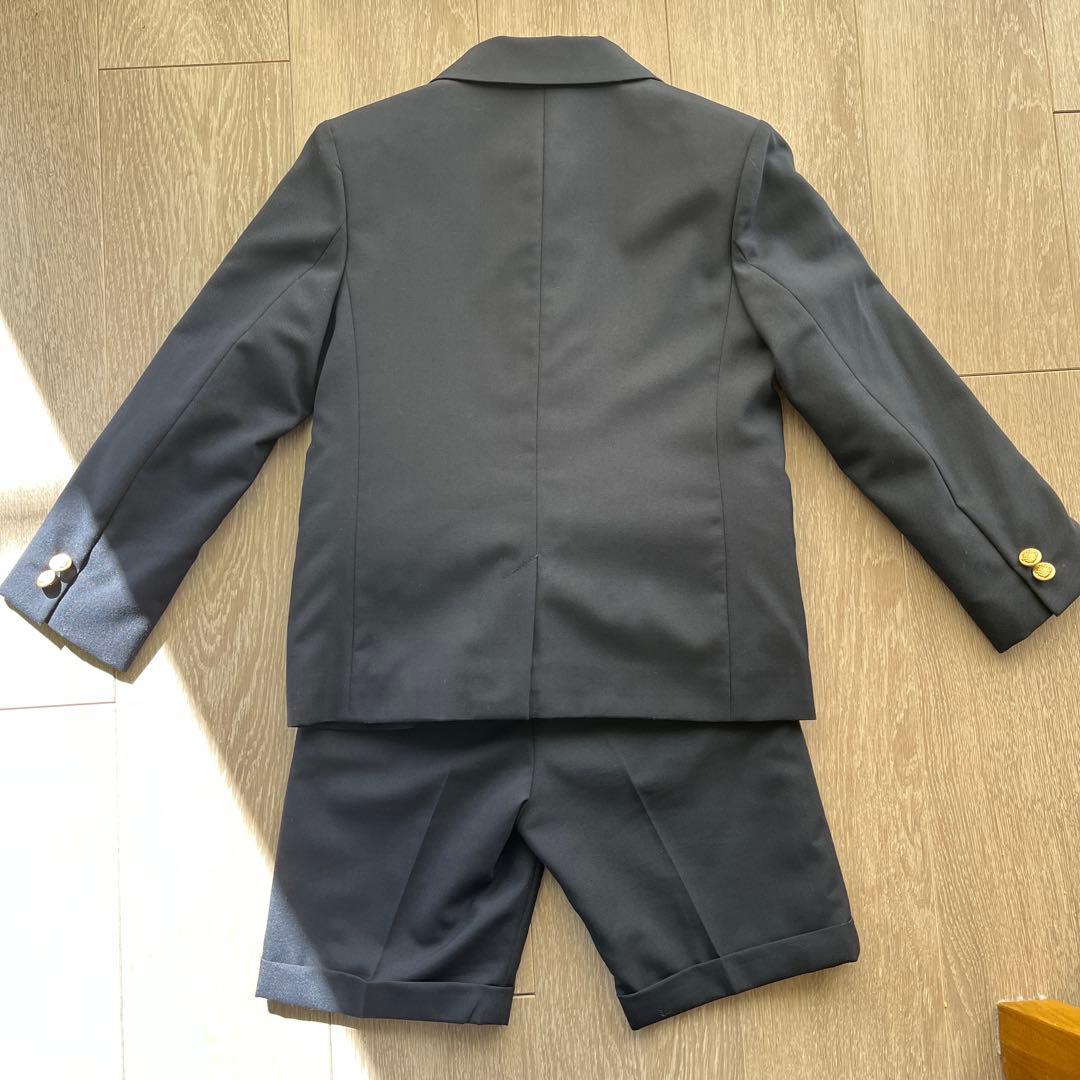 【美品】120cm スーツ ジャケット 子供 男の子 卒園式 入学式 セレモニー