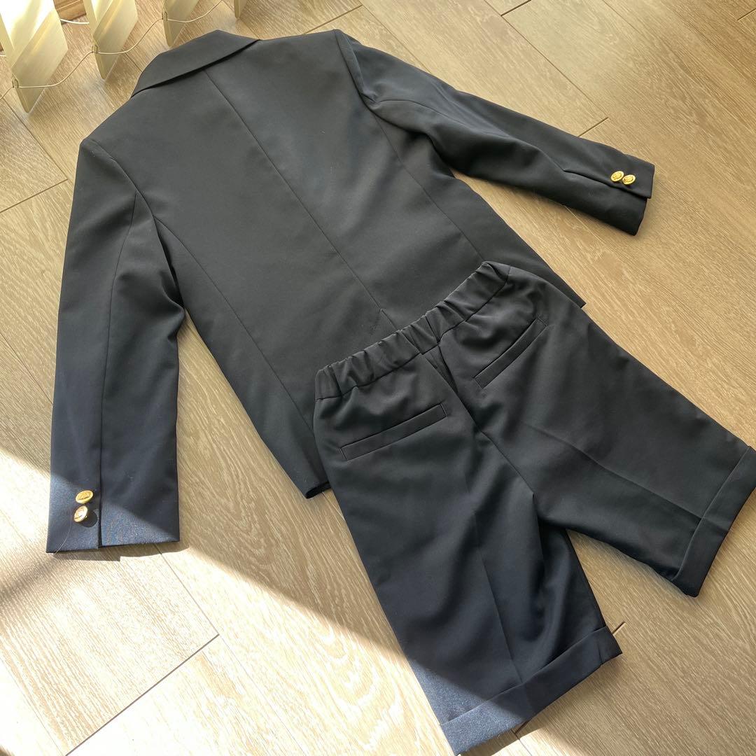 【美品】120cm スーツ ジャケット 子供 男の子 卒園式 入学式 セレモニー