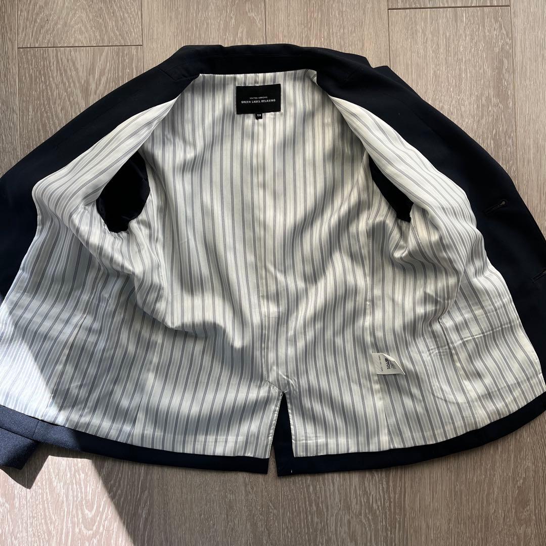 【美品】120cm スーツ ジャケット 子供 男の子 卒園式 入学式 セレモニー