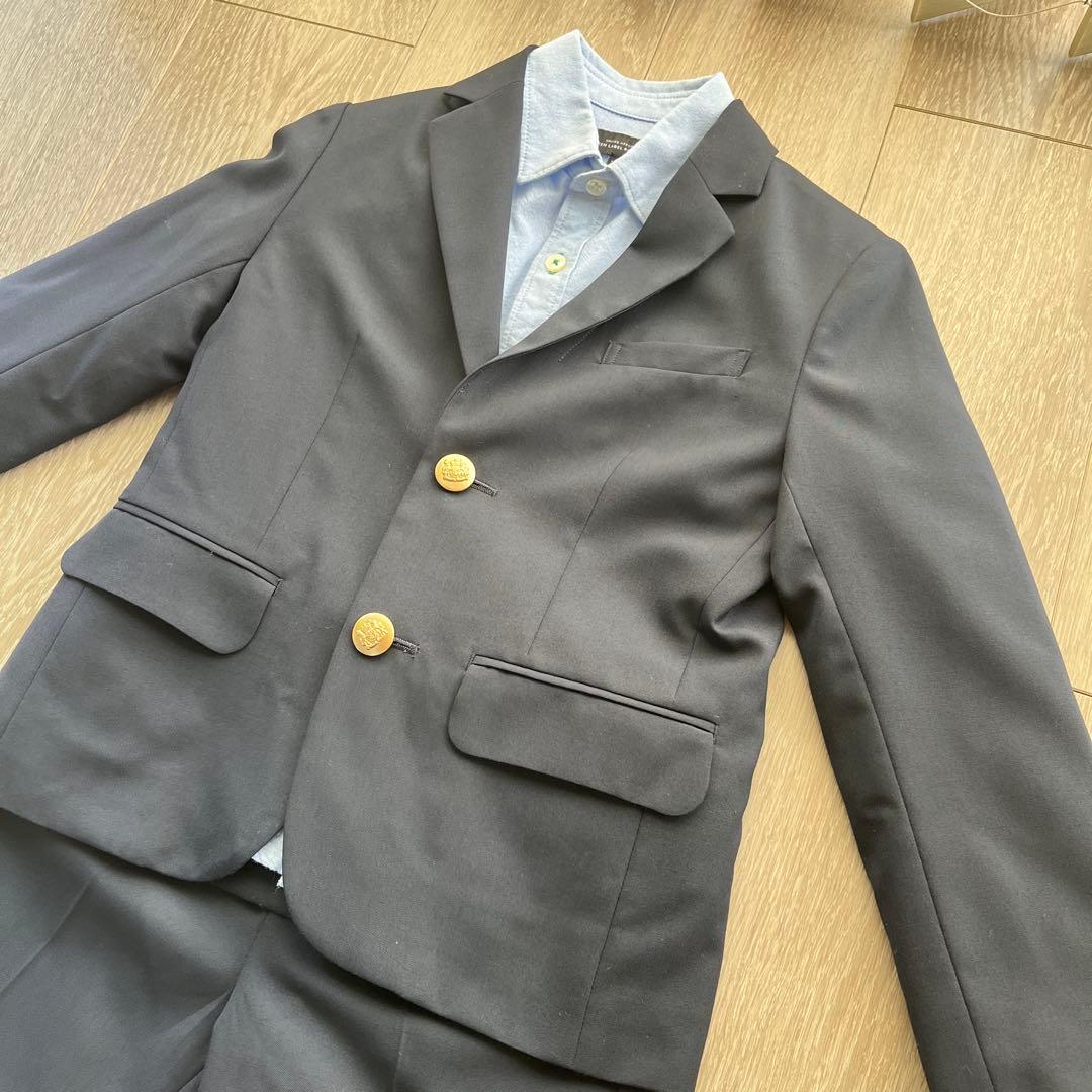 【美品】120cm スーツ ジャケット 子供 男の子 卒園式 入学式 セレモニー
