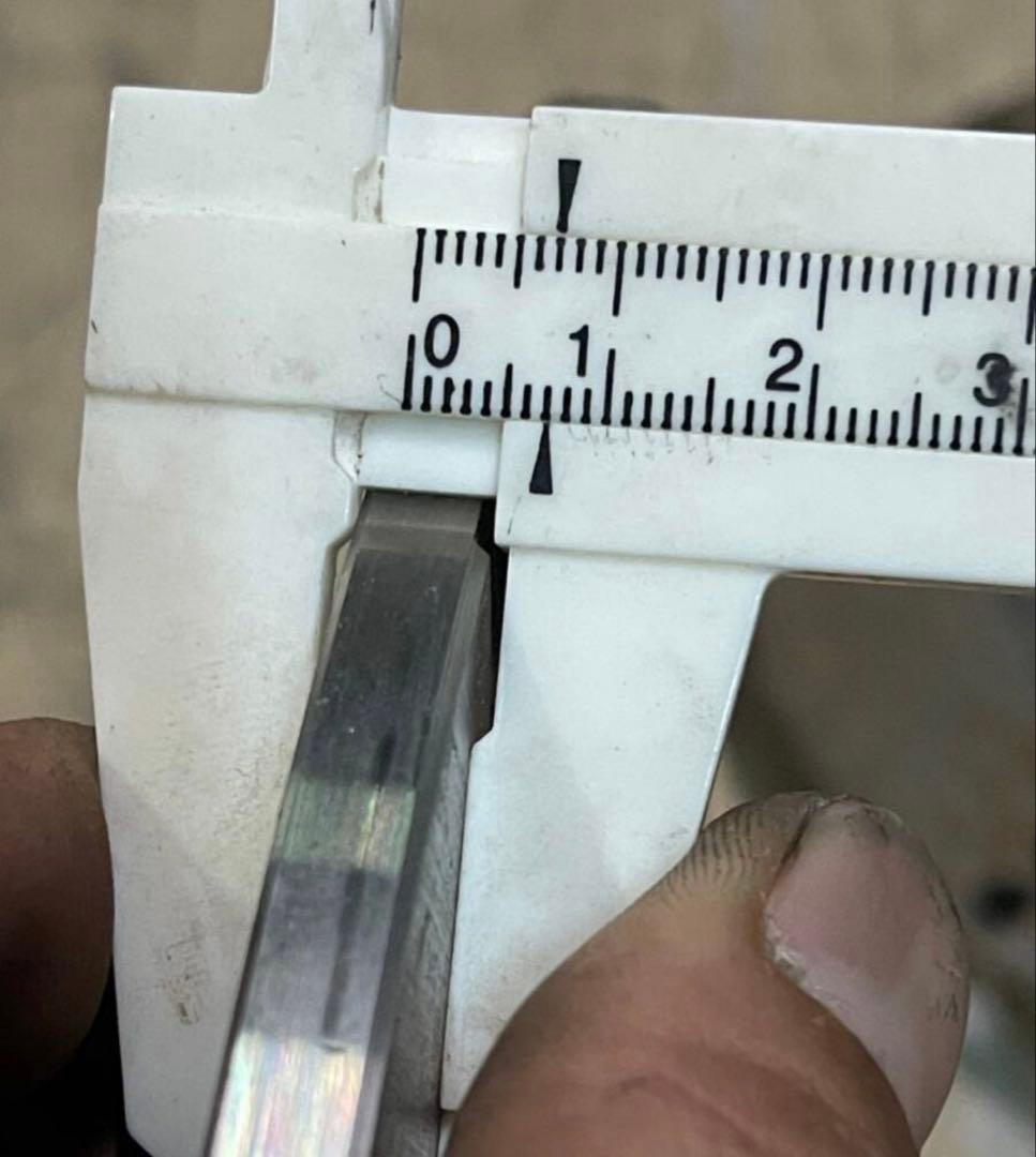 Z400FX　リアディスクローター　トレンチ黒　KHF