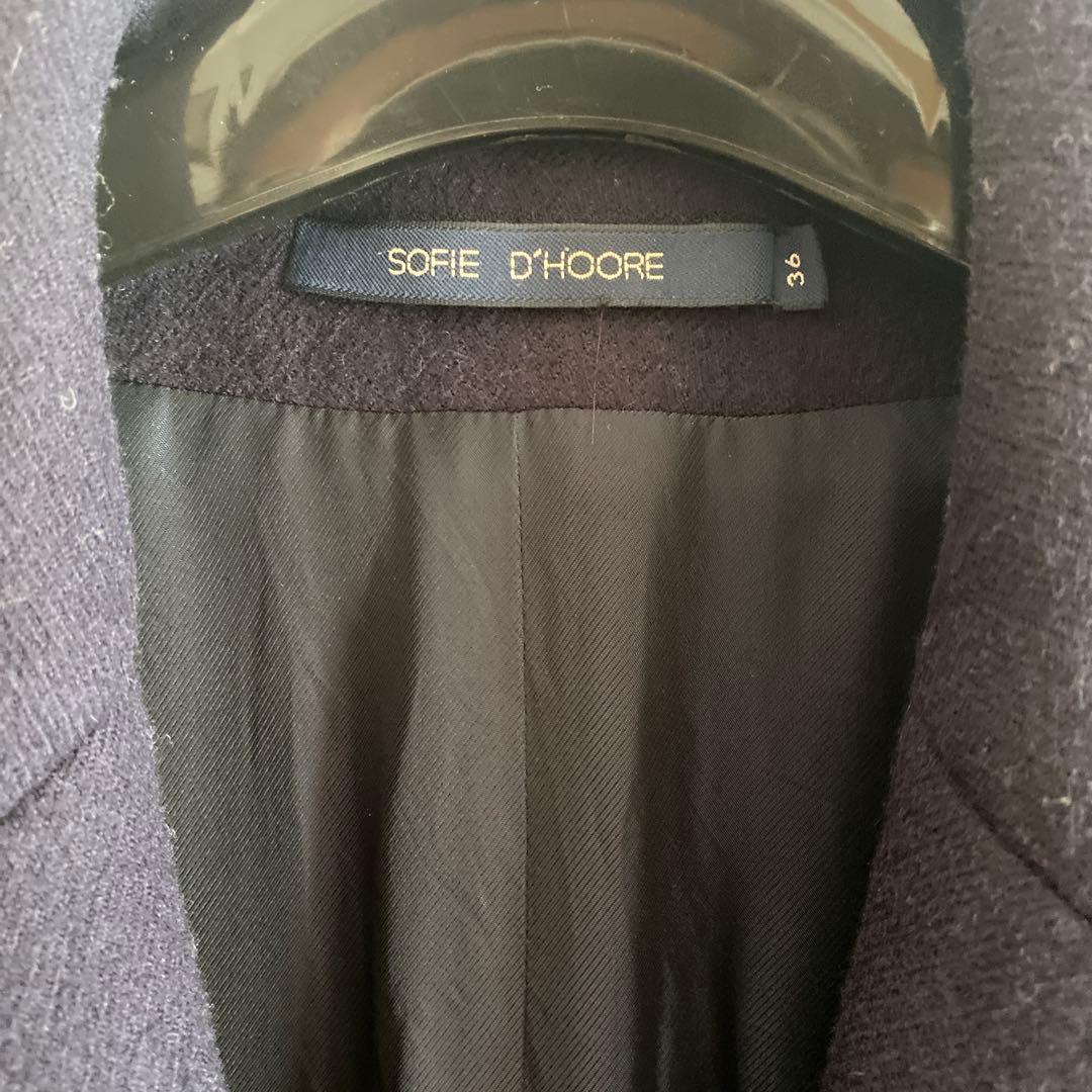 SOFIE D'HOORE ソフィードール　Bshop 紺　ウール　コート