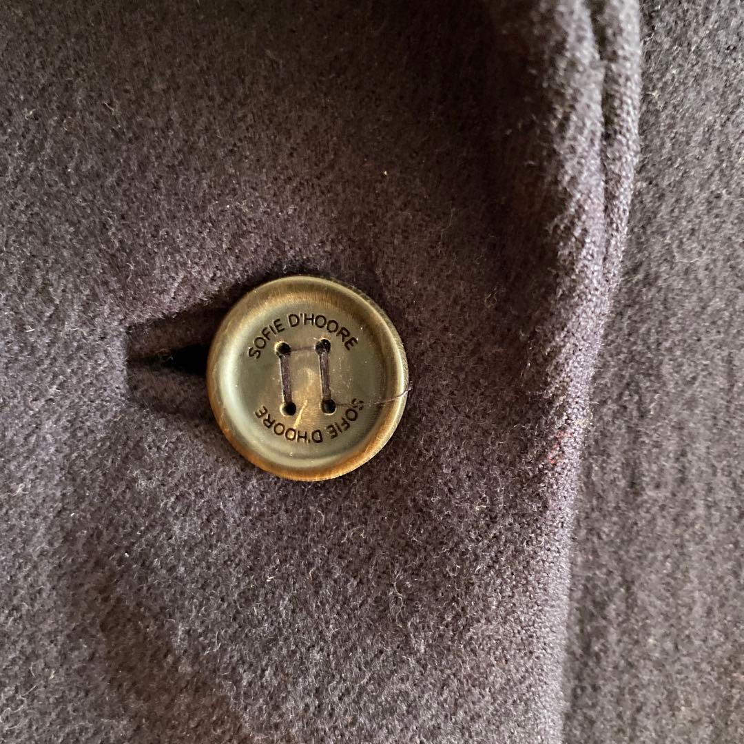 SOFIE D'HOORE ソフィードール　Bshop 紺　ウール　コート
