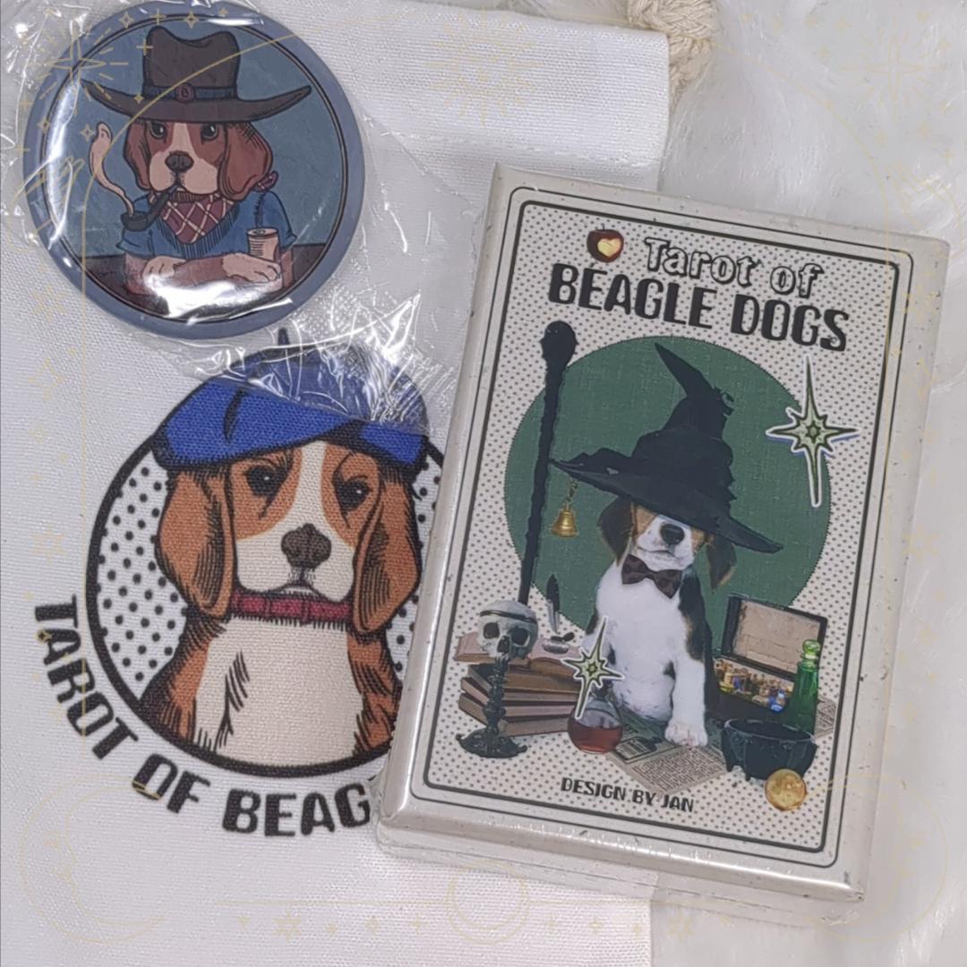 【正規品タロットカード】ビーグル犬好きさん必見✨超キュートなビーグル犬のデッキ