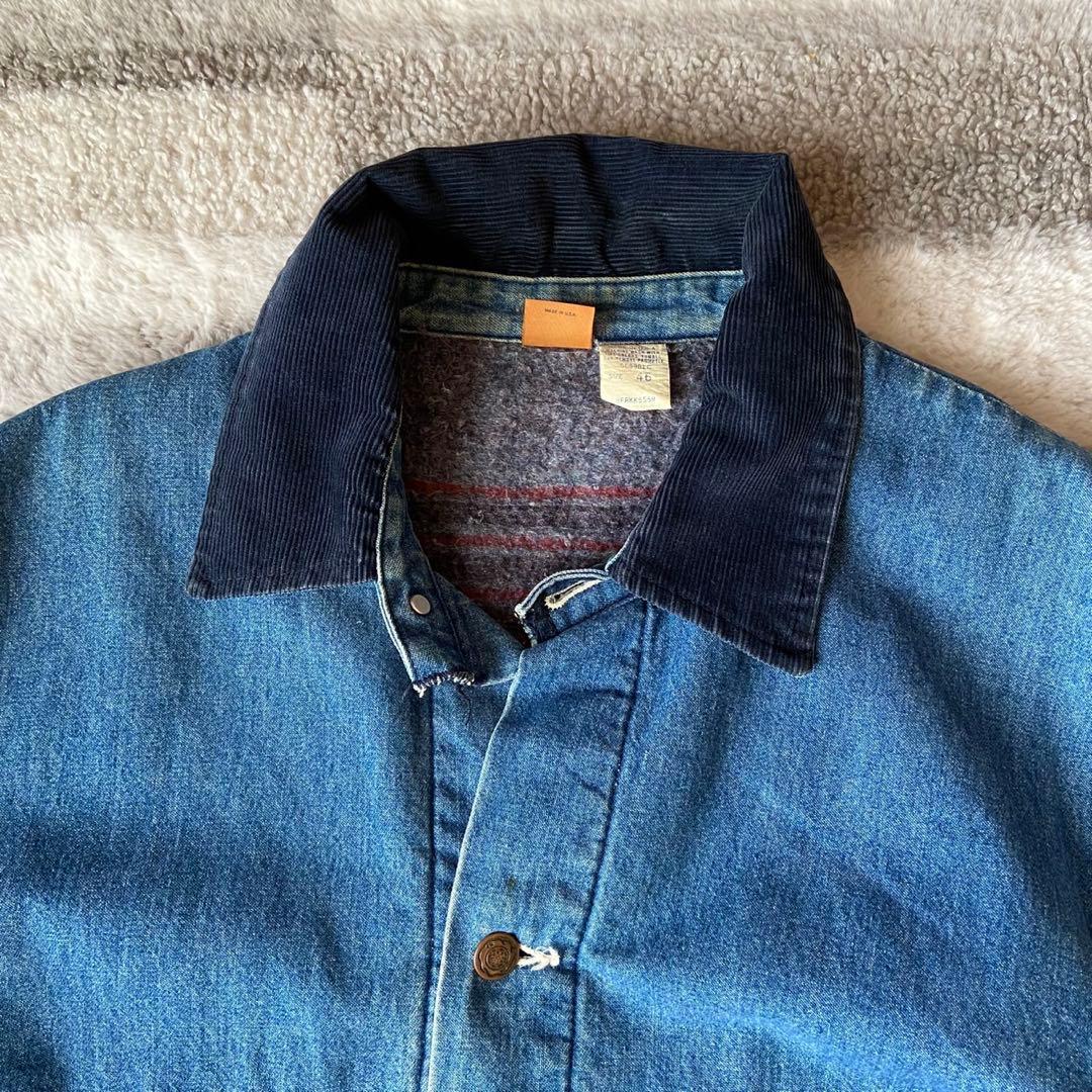 BIGBEN デニム カバーオール 裏地ブランケットUSA製70s 80s