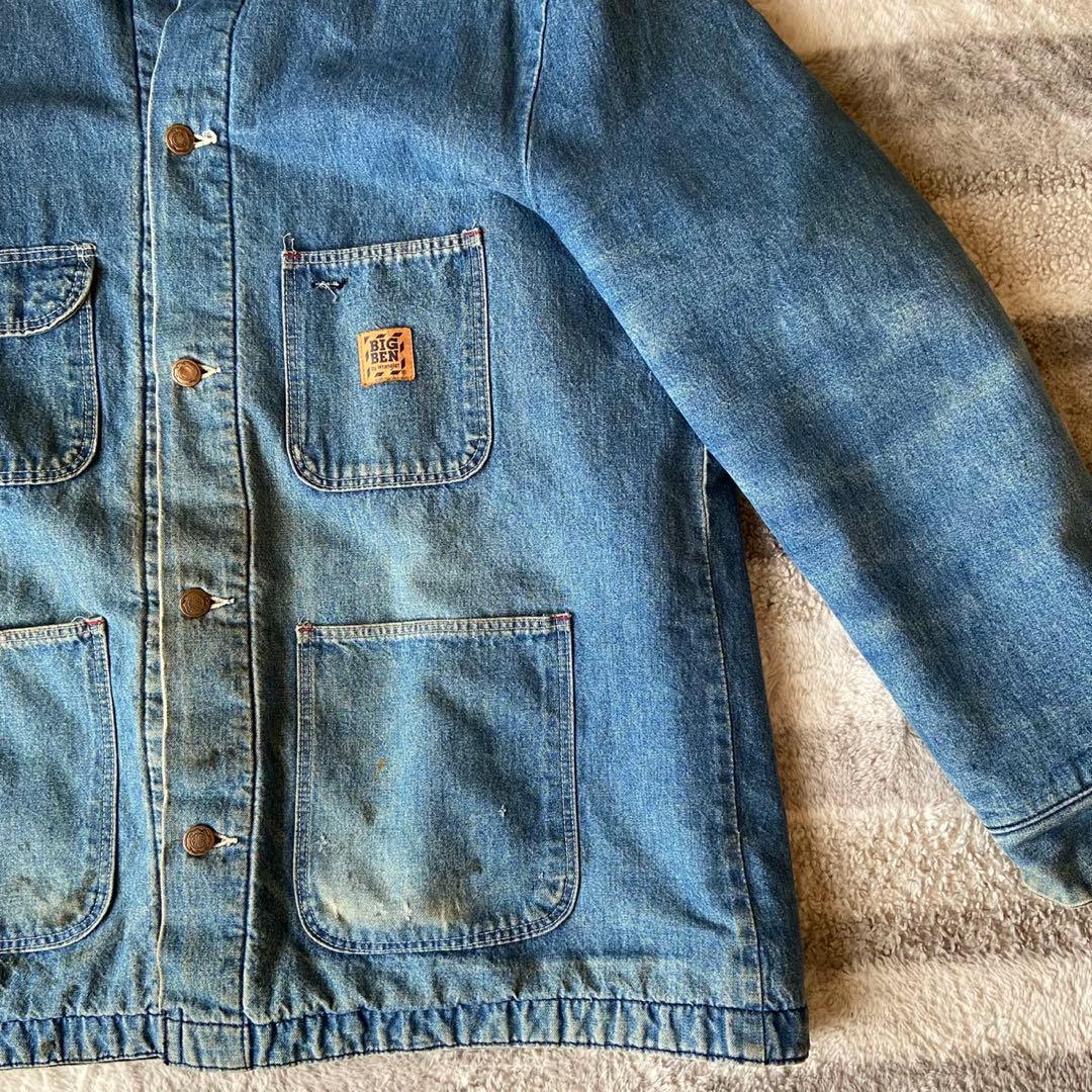 BIGBEN デニム カバーオール 裏地ブランケットUSA製70s 80s