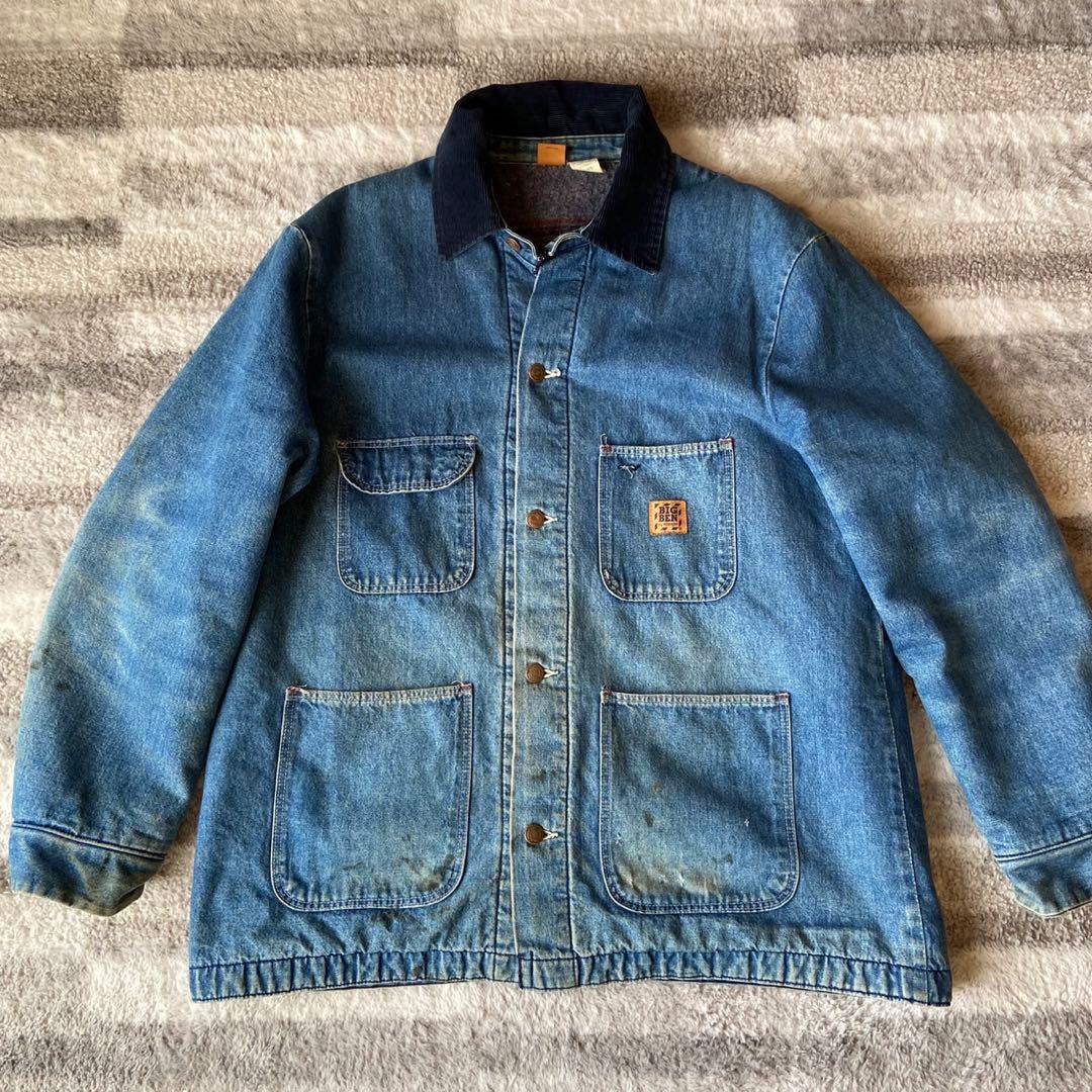 BIGBEN デニム カバーオール 裏地ブランケットUSA製70s 80s