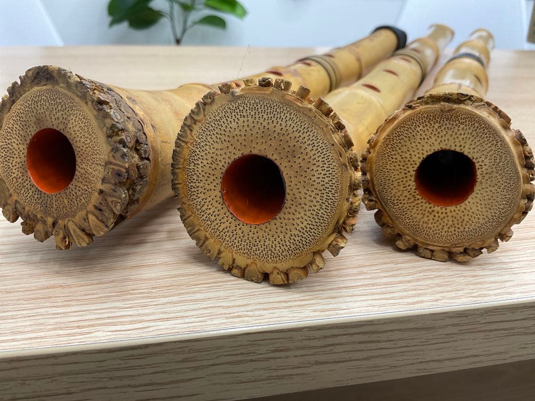 【俊洞作】尺八 竹製 3本まとめて 和楽器