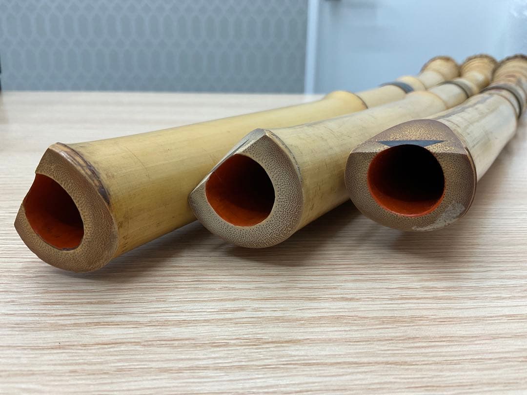 【俊洞作】尺八 竹製 3本まとめて 和楽器