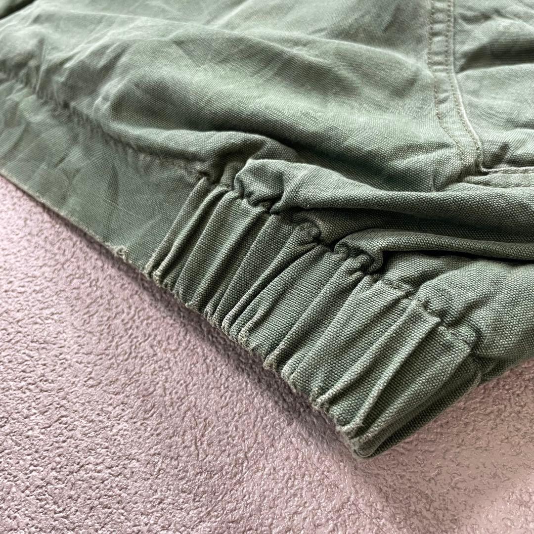 90s LANDS’END Leather Collar Hunting XL