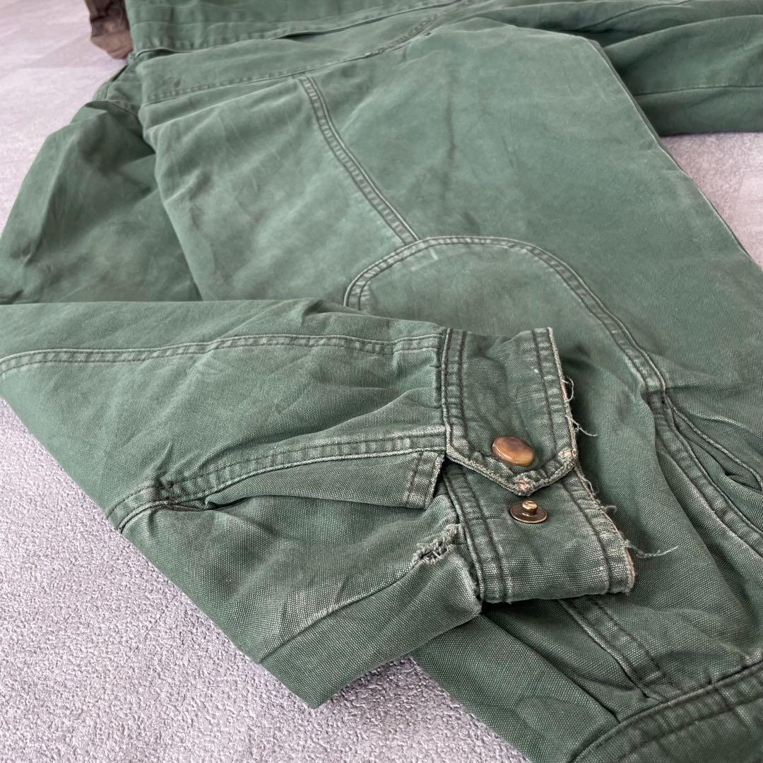 90s LANDS’END Leather Collar Hunting XL