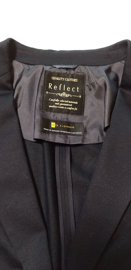 新品タグ付き　 Reflect 匠ジャケット　ネイビー　7号　S　リフレクト