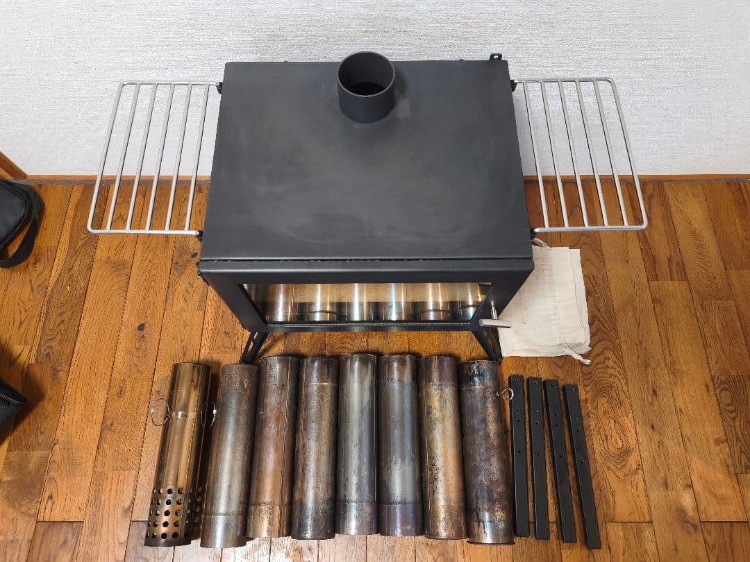 【大人気品】高級 Mt.SUMI 薪ストーブ AURA ver2【改良版】延長脚