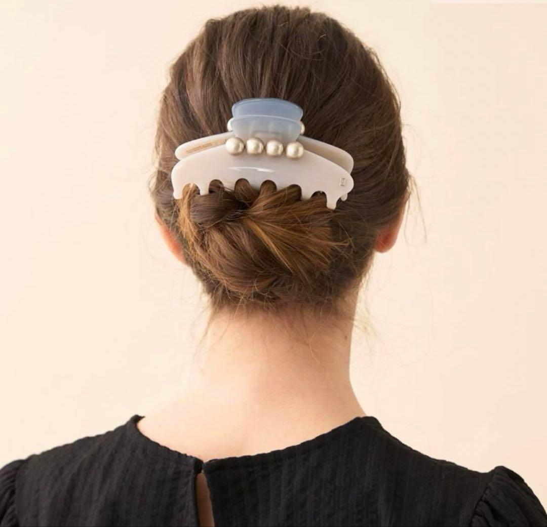 【新品未使用未開封】アレクサンドル ドゥ パリ　パールクリップ　L