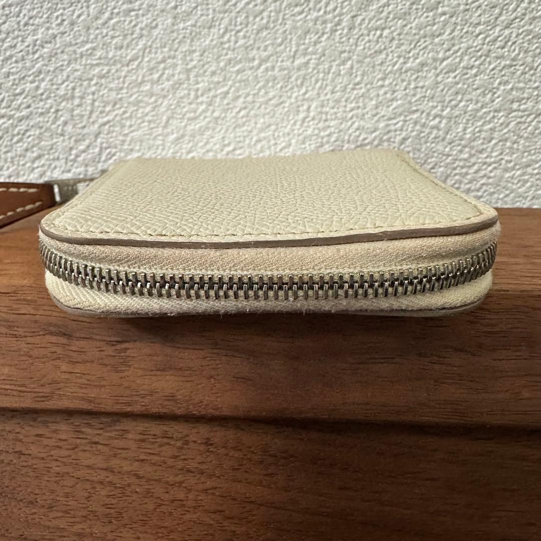 エルメス アザップコンパクトミニ シルクイン 財布 箱付き A刻印