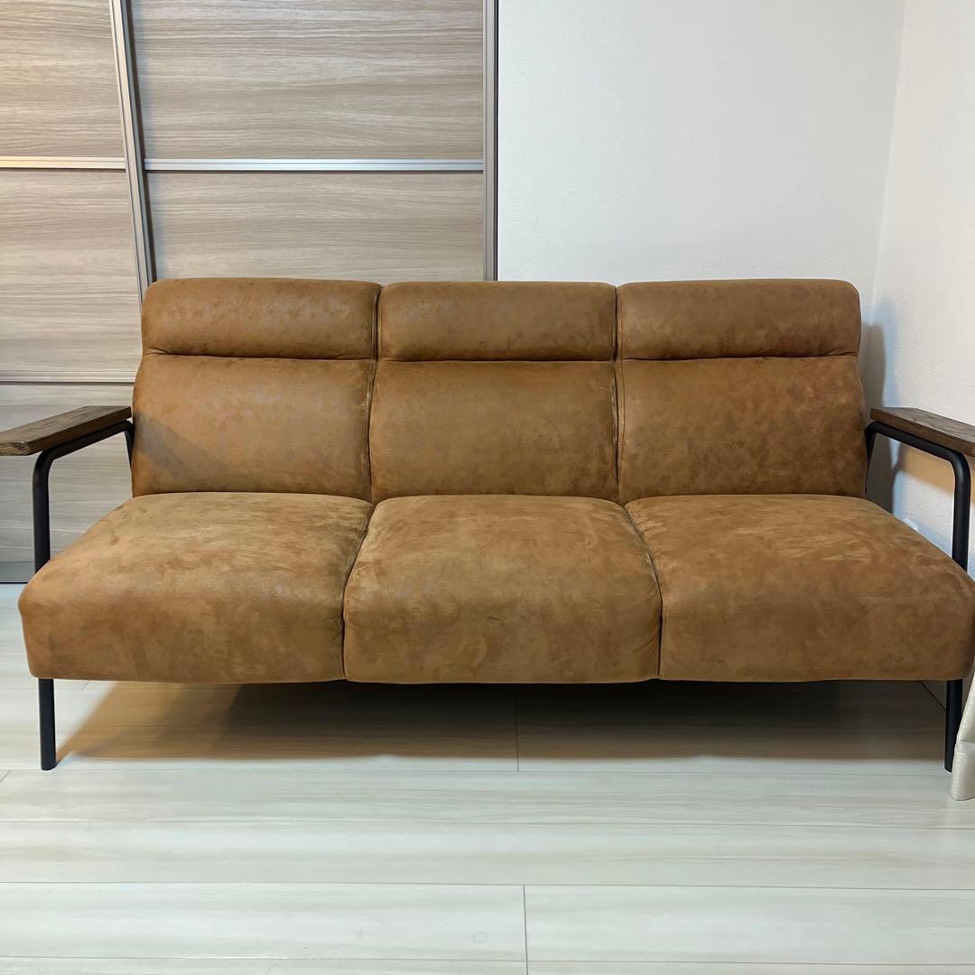 【まめお】ノーチェ　ソファ3人掛け　美品