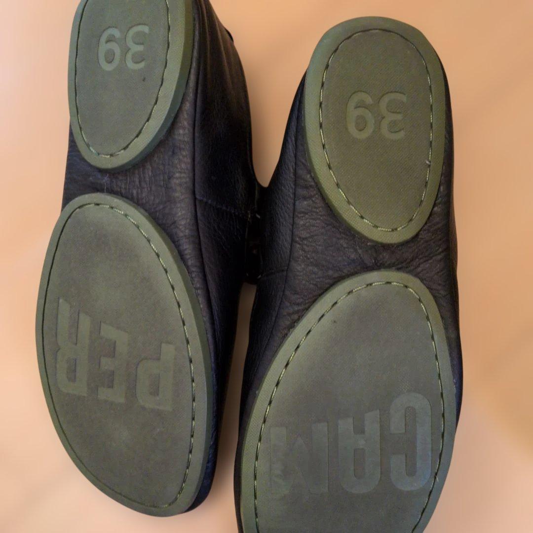 CAMPER フラットシューズ K201365-019 ブラック EU39