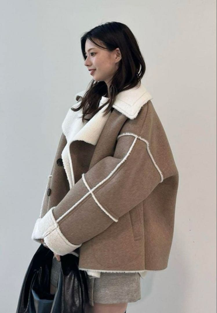 【タグ付き新品】COCO DEAL ボアボンディングブルゾン サイズ1