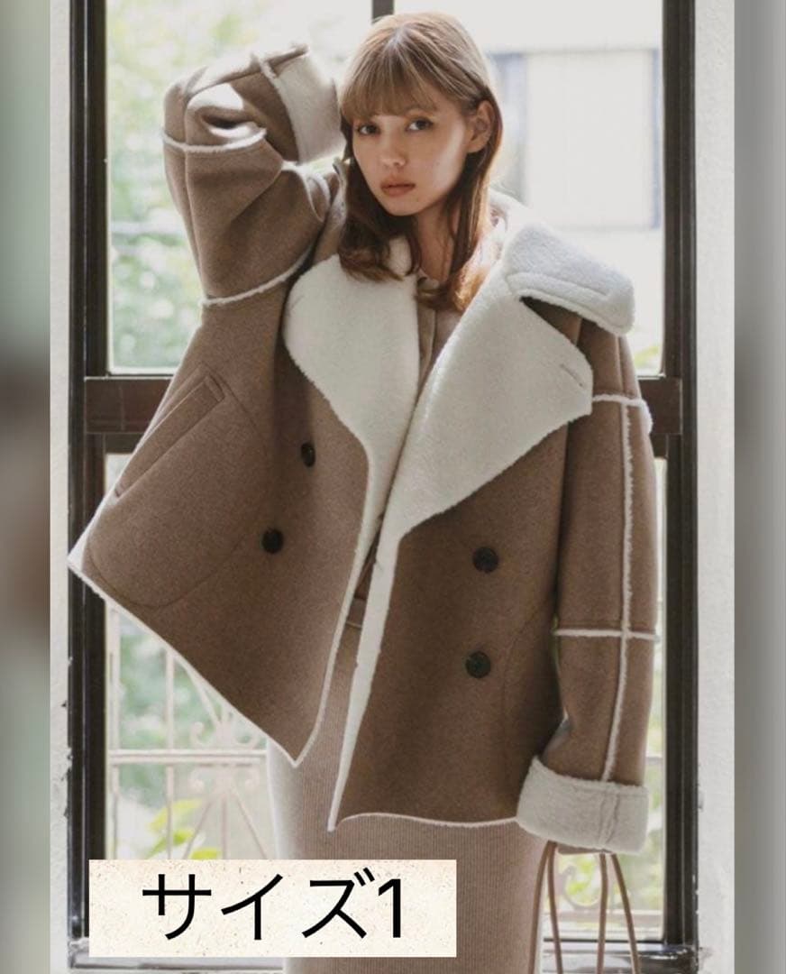 【タグ付き新品】COCO DEAL ボアボンディングブルゾン サイズ1