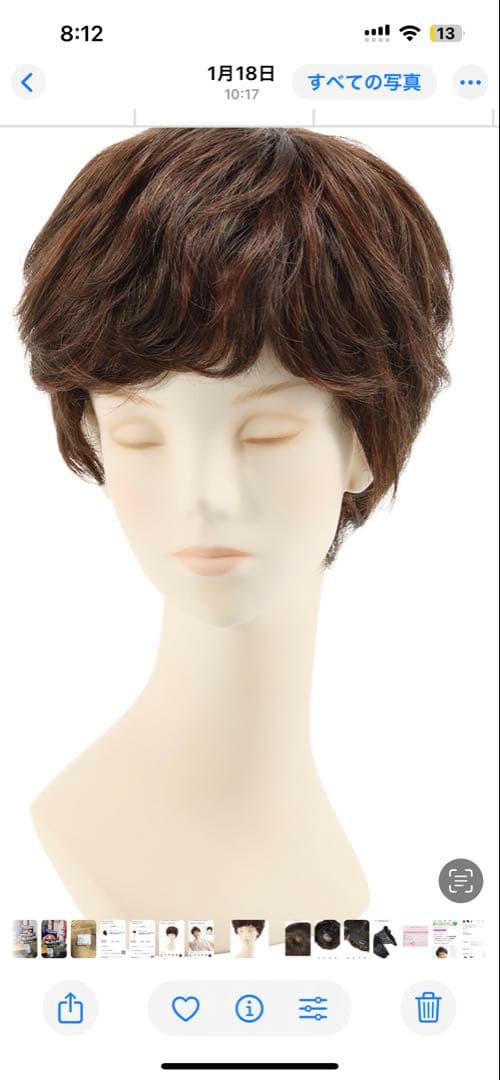 アートネイチャーＪＯ ウィッグ “３Ｄレイヤーショート”