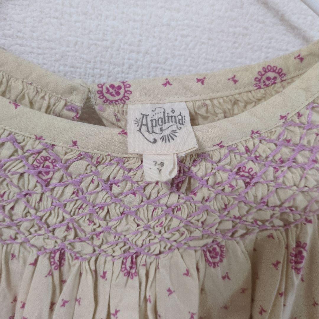 あさま。Apolina 半袖ワンピース 7-9Y