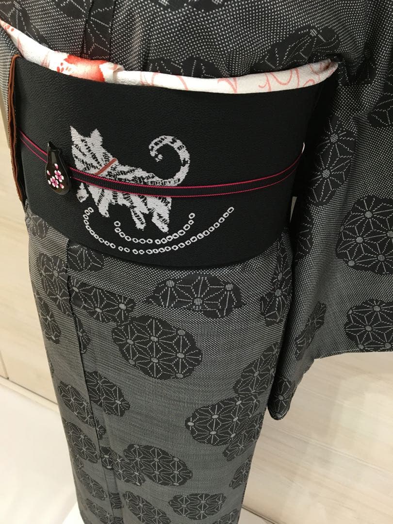 ご成約　２点おまとめ　洒落た大人の【本場大島紬】一元式　正絹　逸品❗️裄長め