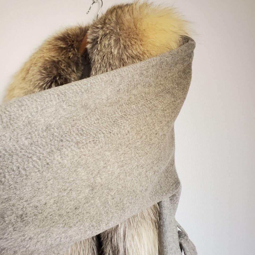 ジャケット・アウター archive grunge fox fur coat cashmere y2k