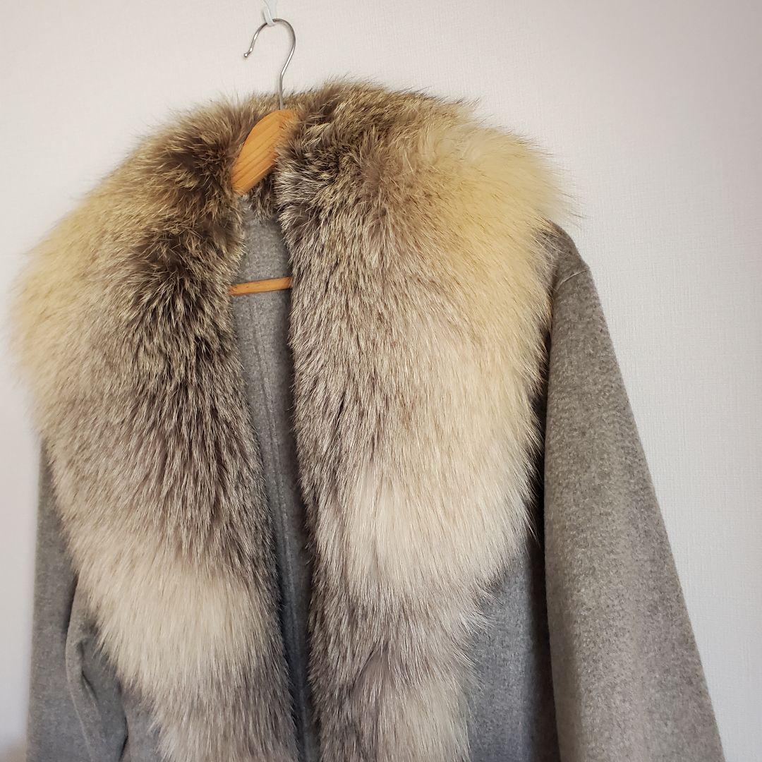 ジャケット・アウター archive grunge fox fur coat cashmere y2k