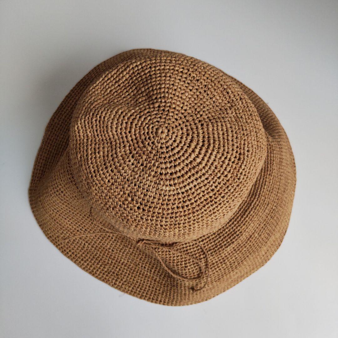 美品 ヘレンカミンスキー ラフィアハット プロバンス10 幅広 麦わら帽子