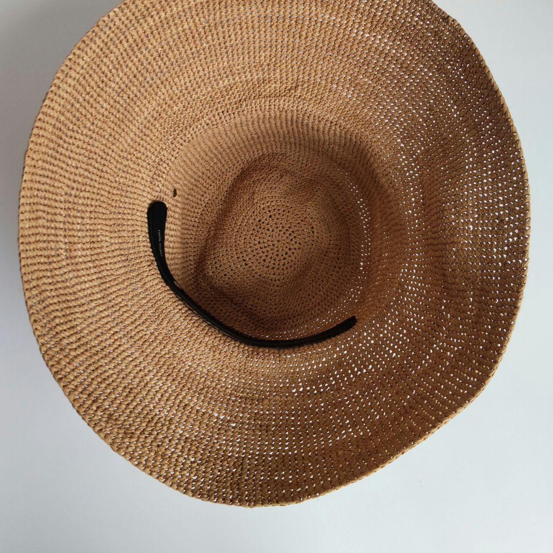 美品 ヘレンカミンスキー ラフィアハット プロバンス10 幅広 麦わら帽子