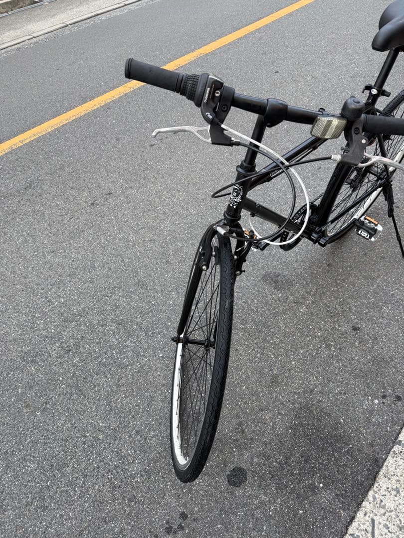 171 自転車 大阪市 【引取り限定】 美品 28インチ クロスバイク