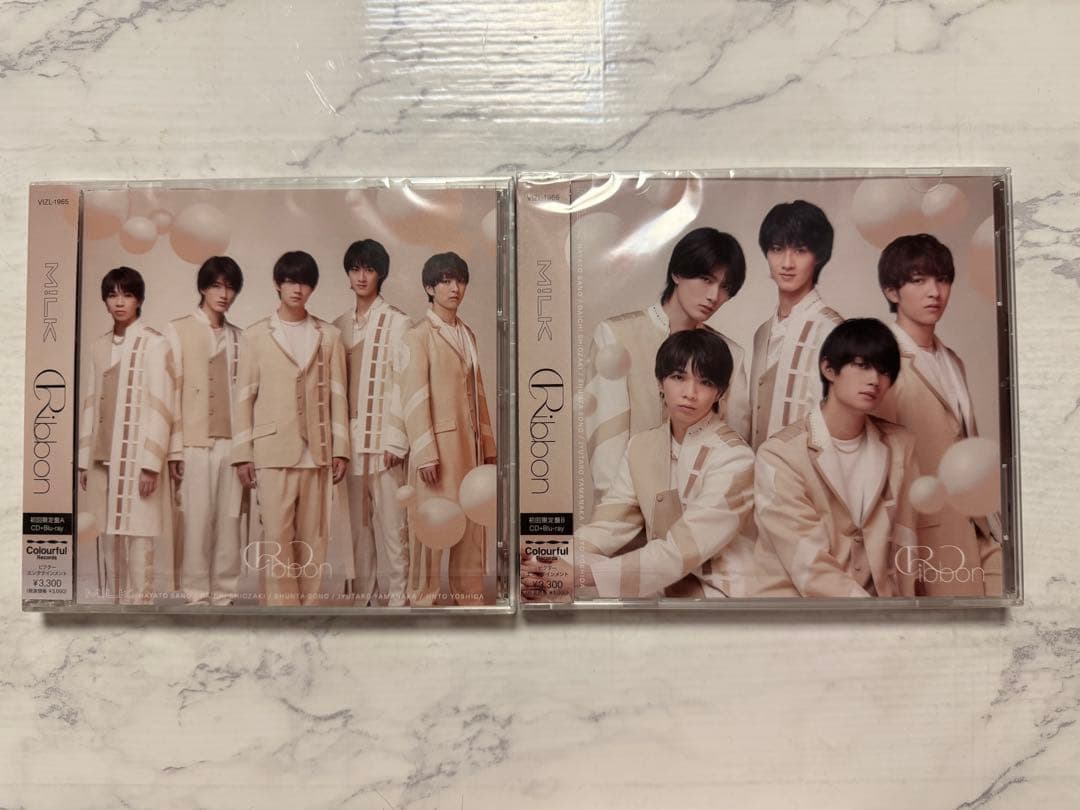 M!LK Ribbon 初回A.Bセット　アクスタ付き